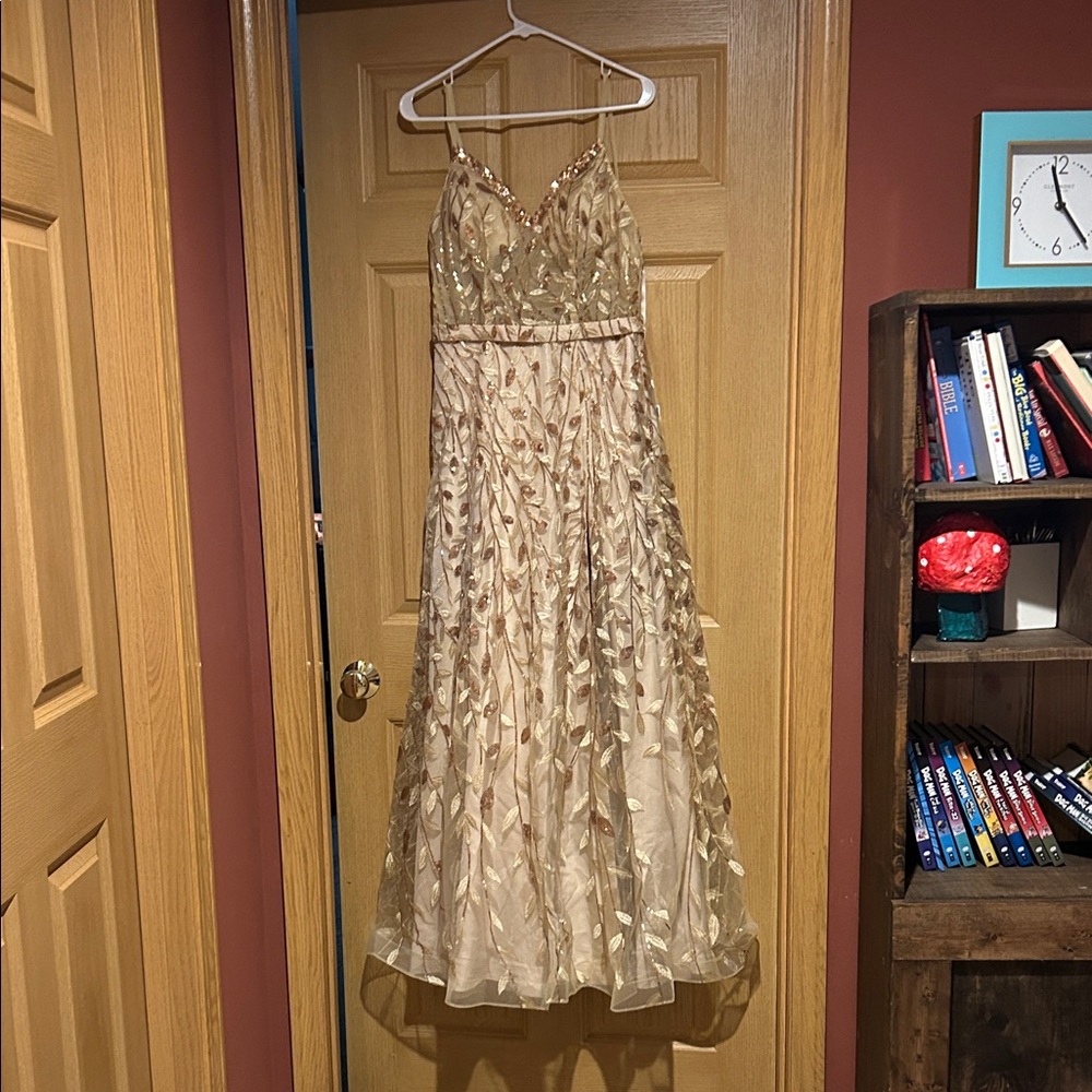 Gold and Cream Gown - Stacees